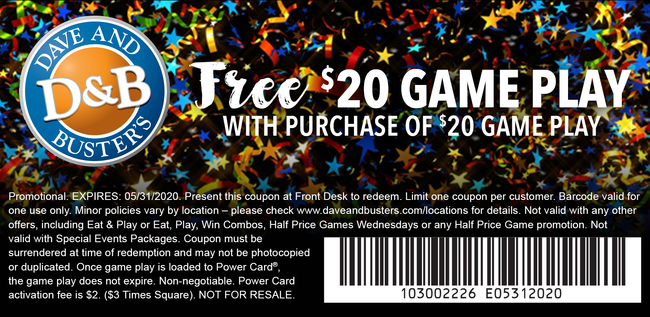 Dave And Busters Coupons Printable TUTORE ORG Master Of Documents dave-and-busters-coupons-printable-tutore-org-master-of-documents